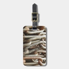 Gamla kedjeuttagartagg bagagebricka