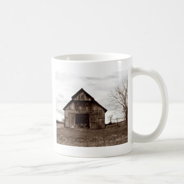 Gamla Kentucky Tobacco Barn Kaffemugg (Höger)