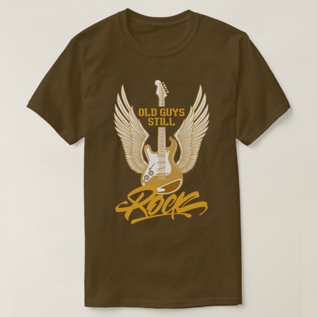 Gamla killar fortfarande Sten Baid T Shirt (Design framsida)