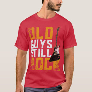 Gamla killar fortfarande Sten Guitarist Electric G T Shirt