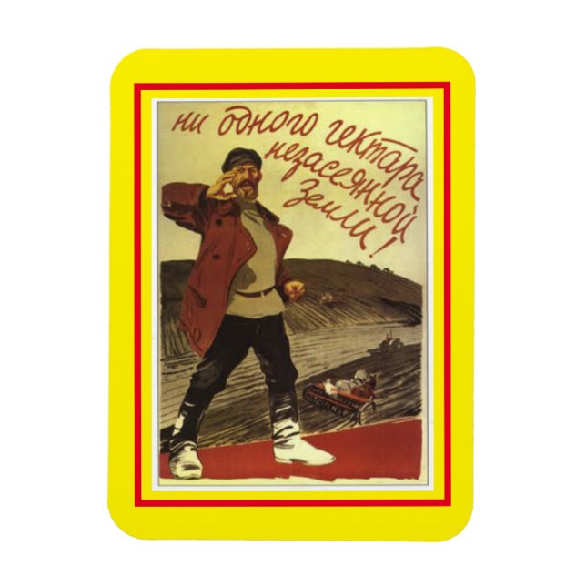Gamla klassiska 1939 sovjetiska Poster Magnet (Vertikal)