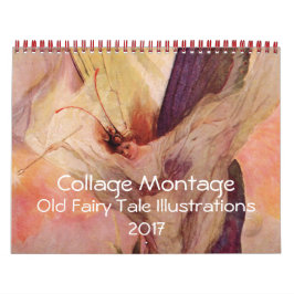 Gamla konstförevisningar för Vintage av älvstall Kalender