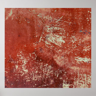 Gamla koppar: Vivid Metall Struktur. Poster
