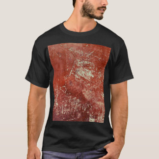 Gamla koppar: Vivid Metall Struktur. T Shirt
