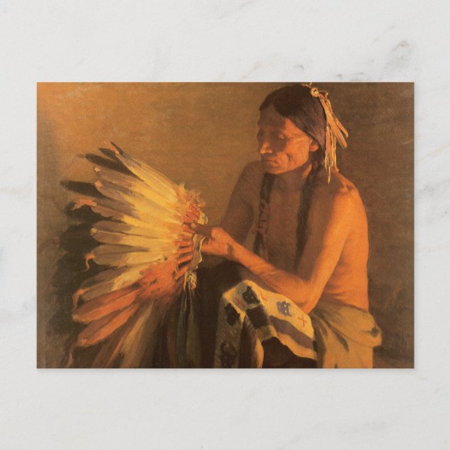 Gamla Krig Bonnet av Joseph Henry Vass Vykort (Framsida)