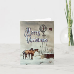 GAMLA KVARN GOD JUL av SHARON SHARPE Helgkort