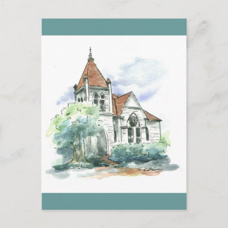 Gamla kyrkan, Bartlett, TX Vykort