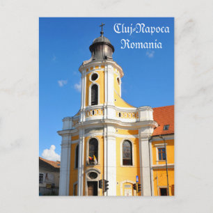 Gamla kyrkan i Cluj Napoca, Rumänien Vykort