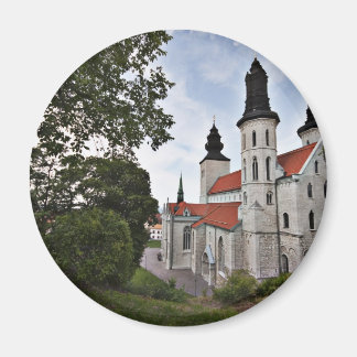 Gamla kyrkan i Visby Sverige Magnet
