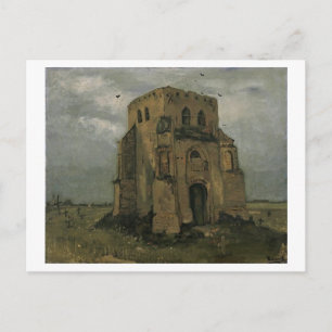 Gamla kyrkan Torn Nuenen Van Gogh Fine Art Vykort