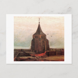 Gamla kyrkan Torn vid Nuenen Van Gogh Fine Art Vykort