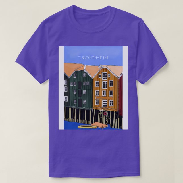 Gamla lagerställen Trondheim Norge 1 T Shirt (Design framsida)