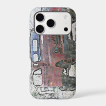 Gamla Lastbil iPhone XS Fodral