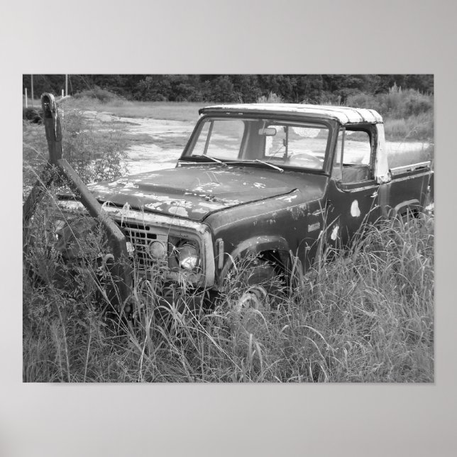 Gamla Lastbil Poster (Framsidan)