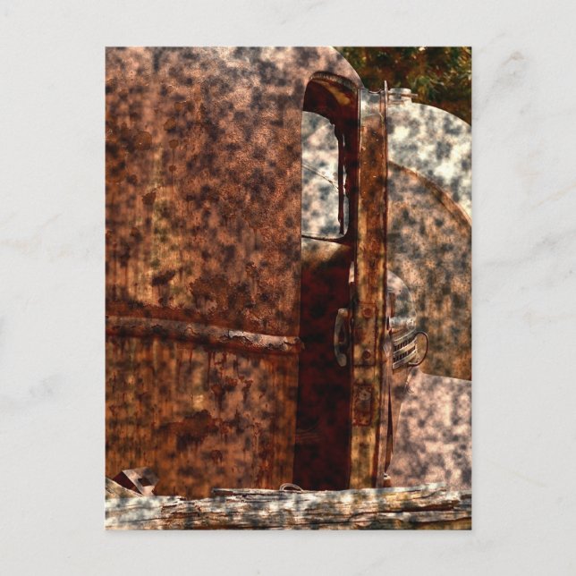 Gamla Lastbil Vykort (Framsida)