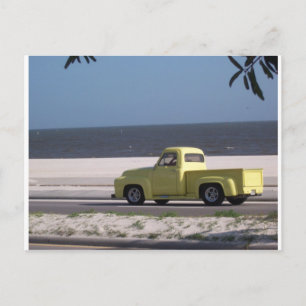 Gamla lastbil vykort