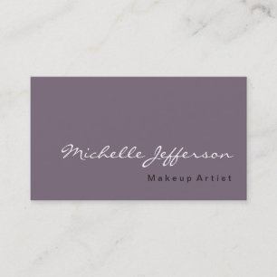 Gamla Lavender Grayish Violet Affärskort Visitkort