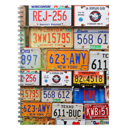 Gamla License Tallrikar Anteckningsbok