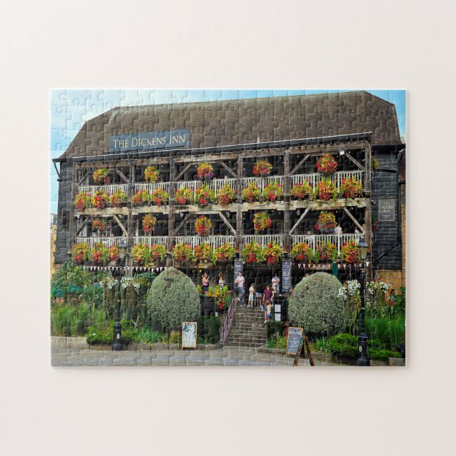 Gamla London Pubs. Pussel (Horisontell)