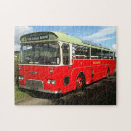 Gamla Macbraynes Buss på Isle Jigszons Puzz Pussel