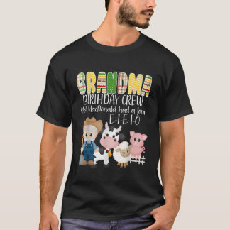 Gamla MacDonald hade en Farm EIO Nursery Sång Gran T Shirt