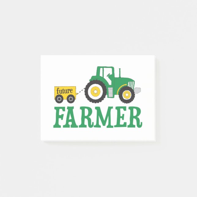 Gamla Macdonald hade en gård min Farm Life för bar Post-it Block (Framsida)