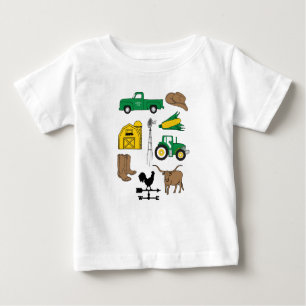 Gamla Macdonald hade en gård min Farm Life för bar T Shirt