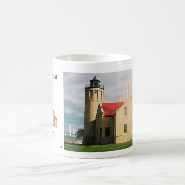 Gamla Mackinac Point Lighthouse mugg (Center)