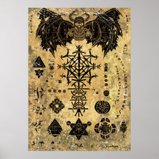 Gamla Magic Bok Poster