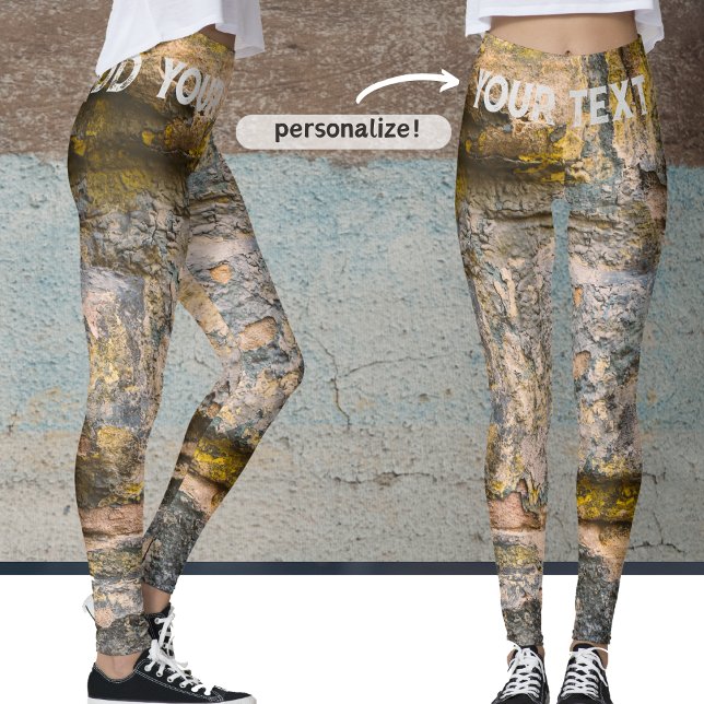 Gamla målade brickor leggings (Skapare uppladdad)