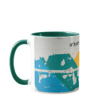 Gamla målade väggar med graffiti