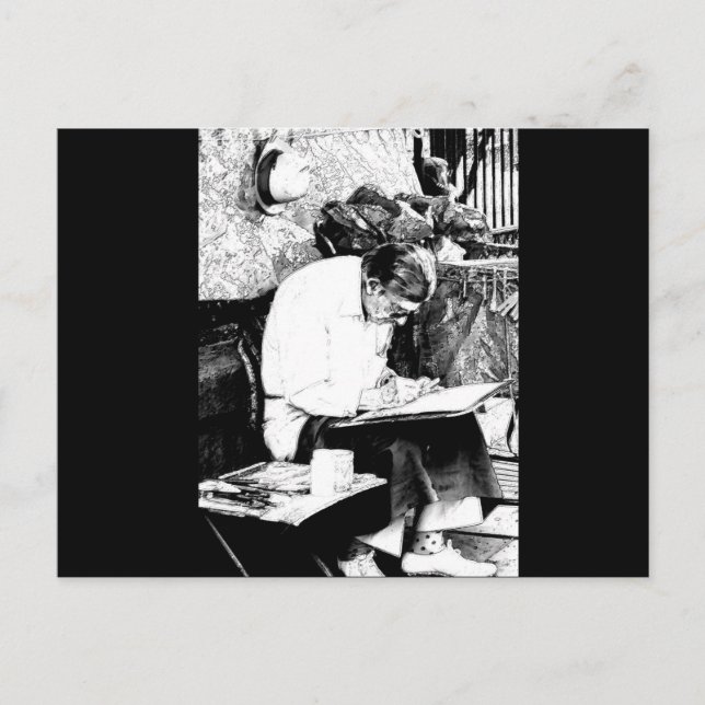 Gamla man Nawlins Vykort (Framsida)