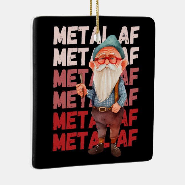 Gamla man still Metall AF Julgransprydnad Keramik (Höger)
