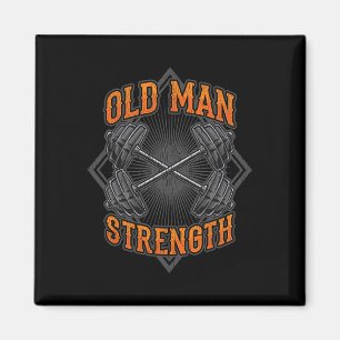 Gamla Man Strength Muscle Gym Training Bodybuildin Magnet