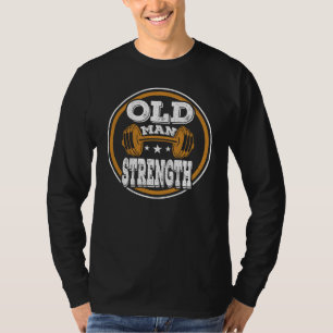 Gamla manhållfastheten Hårt Lifter BodyBuilder T Shirt