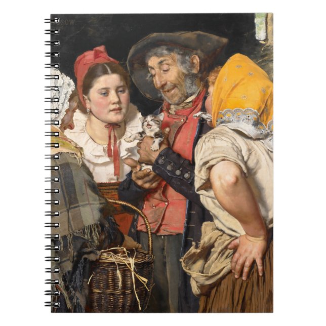 Gamla mannens skatt (The Cat) (av Karl Gussow) Anteckningsbok (Framsidan)