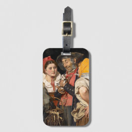 Gamla mannens skatt (The Cat) (av Karl Gussow) Bagagebricka