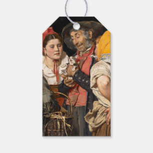 Gamla mannens skatt (The Cat) (av Karl Gussow) Presentetikett