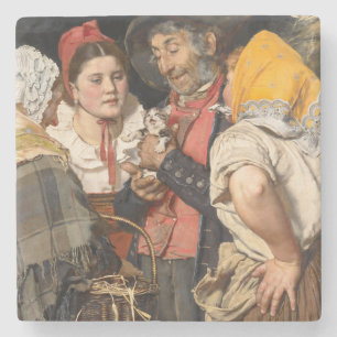 Gamla mannens skatt (The Cat) (av Karl Gussow) Stenunderlägg
