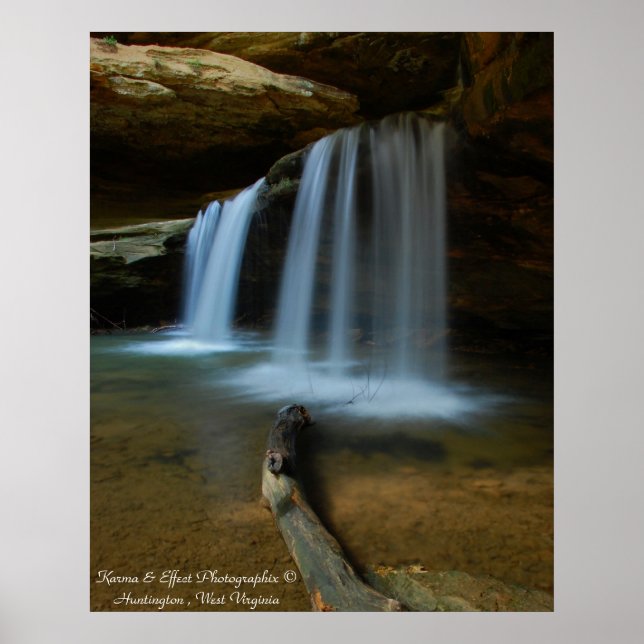 Gamla Mans Cave Falls Poster (Framsidan)
