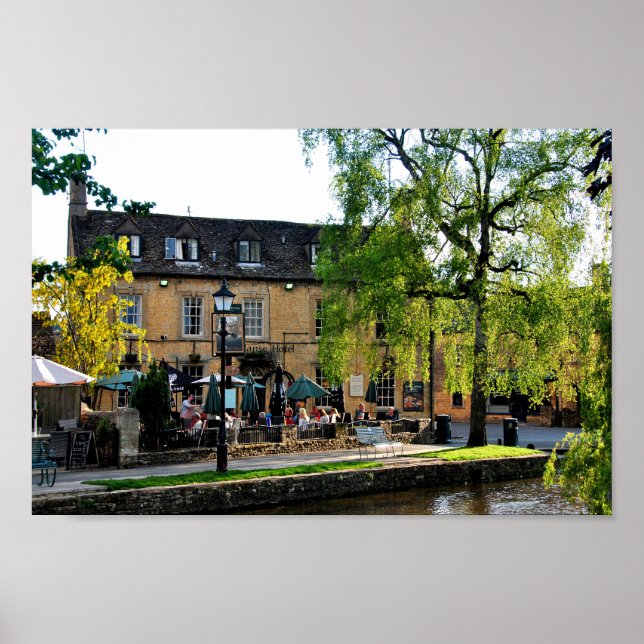 Gamla Manse Hotel Bourton på Vatten-trösklarna Poster (Framsidan)