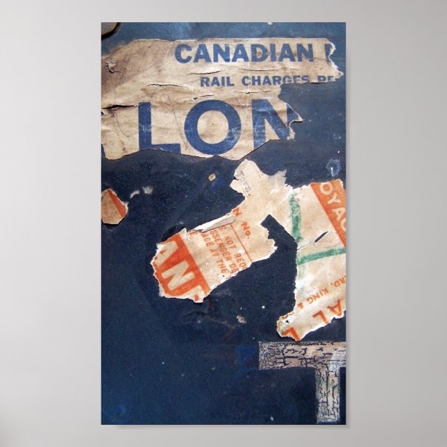 Gamla märkesmärken poster (Framsidan)