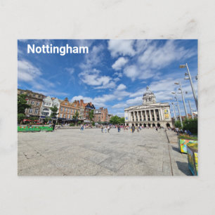 Gamla marknadstorget, Nottingham Vykort