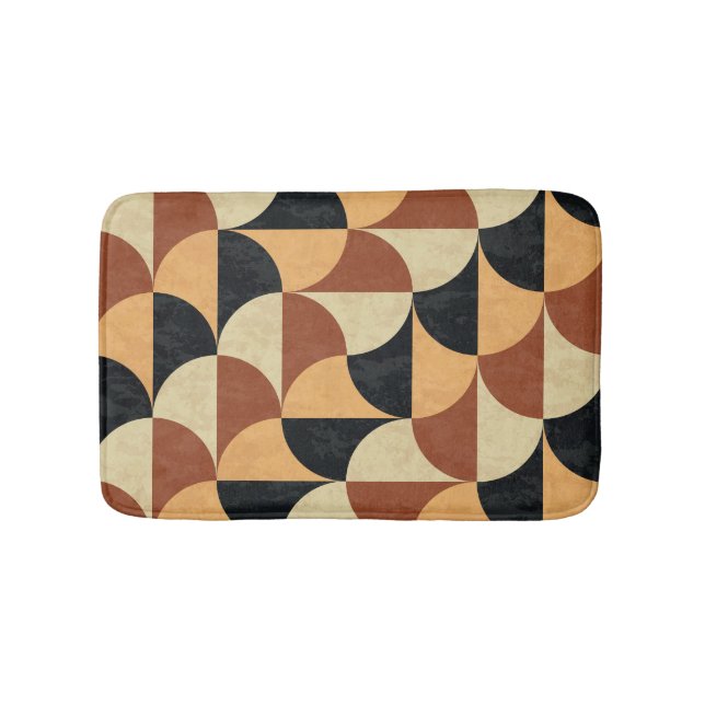 Gamla marmor golv, geometrisk sömlös struktur. badrumsmatta (Framsidan)