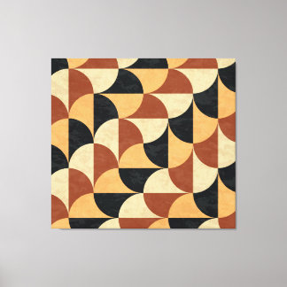 Gamla marmor golv, geometrisk sömlös struktur. canvastryck