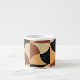 Gamla marmor golv, geometrisk sömlös struktur. espressomugg