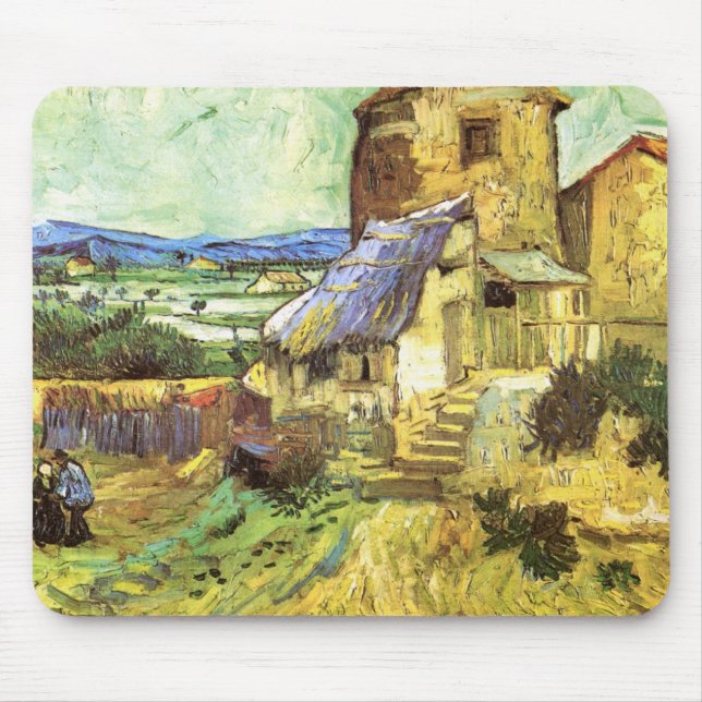 Gamla Mill av Vincent van Gogh Musmatta (Framsidan)
