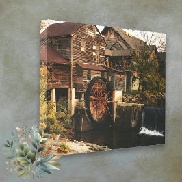 Gamla Mill Smoky-berg Canvastryck