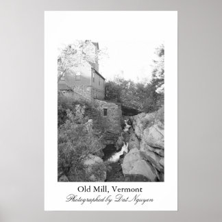 Gamla Mill, Vermont Poster
