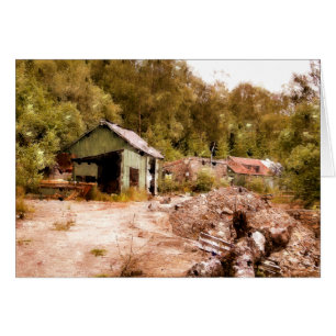 GAMLA MINE-KORTET GULD HÄLSNINGSKORT
